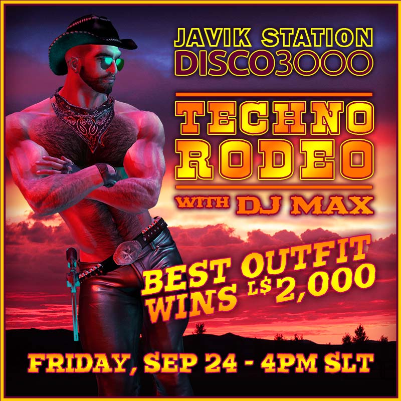 DISCO3000: TECHNO RODEO w/ DJ MAX!