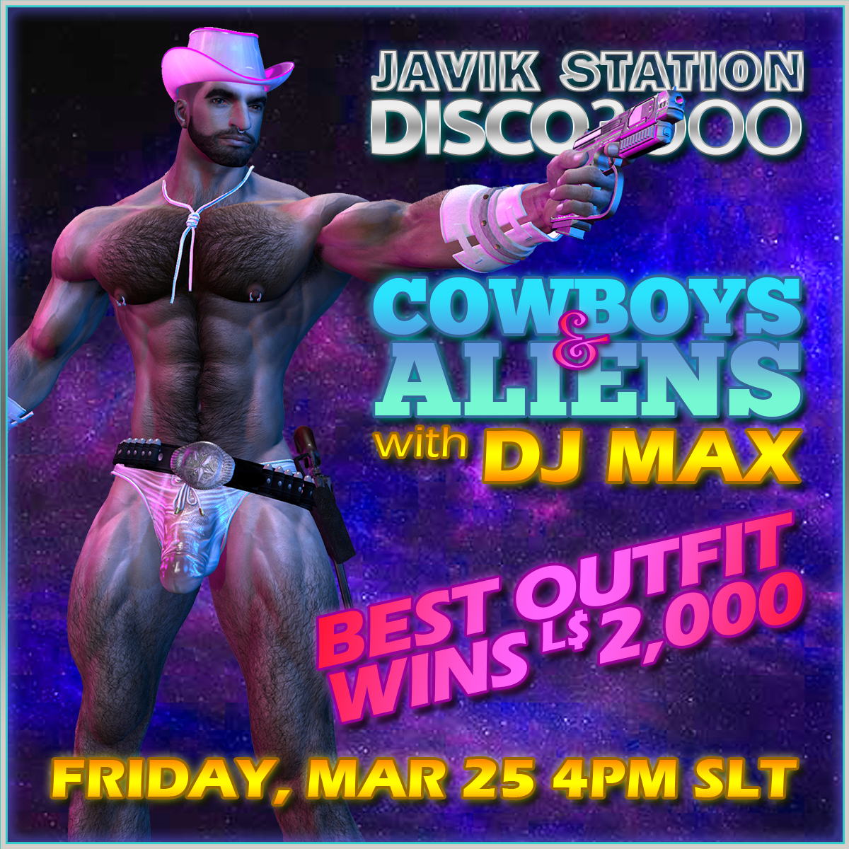 DISCO 3000 COWBOYS & ALIENS w/ DJ MAX!